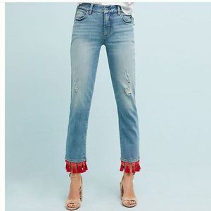 Anthropologie Pilcro Mid-Rise Slim Boyfriend Jeans